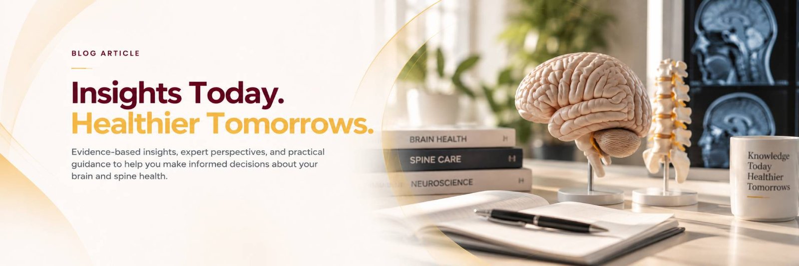 Blog article. Insights Today. Healthier Tomorrows. Evidence-based insights, expert perspectives, and practical guidance for brain and spine health.